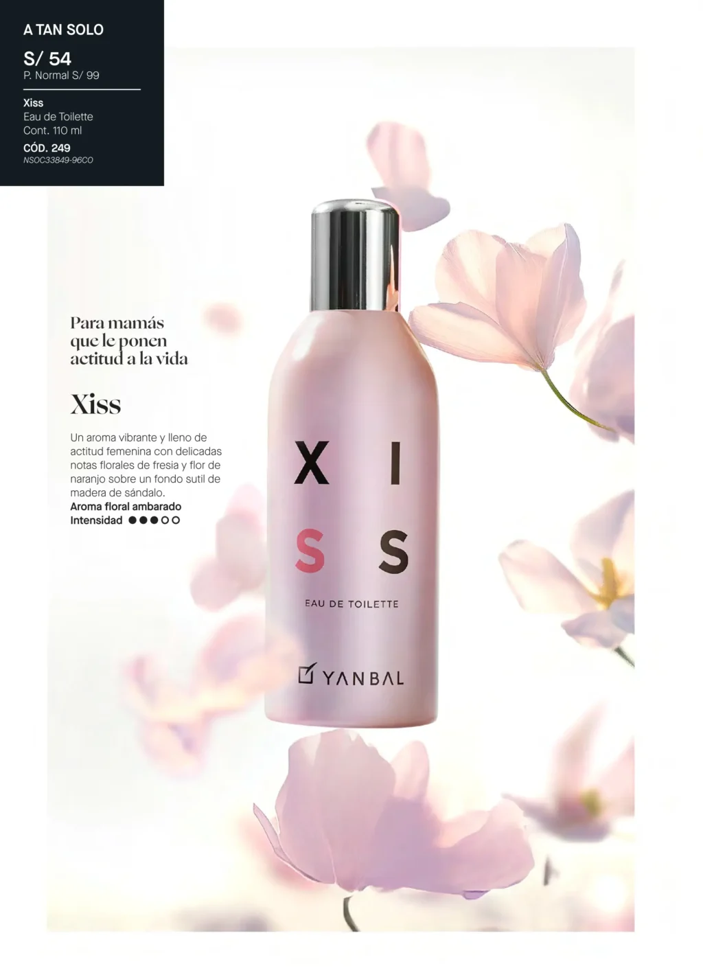 Agua de colonia Xiss